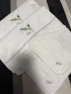 Christian Dior タオルセット ホワイト