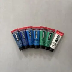 アクリル絵の具 7本セット