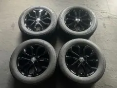 80ハリアー ナイトシェード純正ホイールタイヤセット新車外し225/55R19