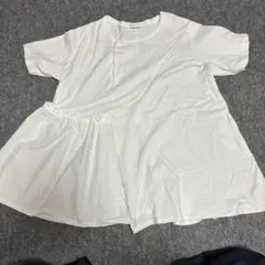 AMERICAN HOLIC 異素材切替 半袖Tシャツ ホワイト Mのサムネイル