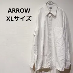 ARROW 【XL】長袖シャツ レディース メンズ シャツ 白 ホワイトのサムネイル