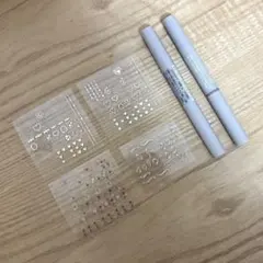 3COINS ジェルネイル シール4枚セット