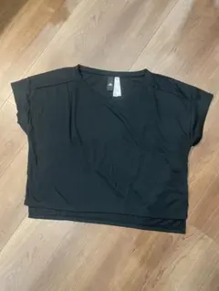 ◆adidas メッシュTシャツ ブラック