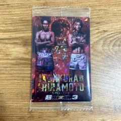 【匿名配送】RIZINウエハースシークレットカード　朝倉未来　平本蓮