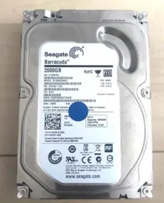 ジャンク Seagate Barracuda 2TB HDDのサムネイル