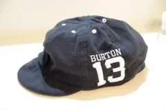 【BURTON】バートン フリース キャスケット キャップ 13 刺繍ロゴ 黒のサムネイル