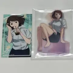 呪術廻戦 家入硝子 ２点セット セガラッキーくじ アクスタ ステッカー