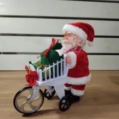 ☆５セット！クリスマスムービングサンタカート 電池式 おもちゃ サンタクロース