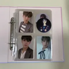 seventeen バインダー＋トレカ3枚＋シール2枚セット