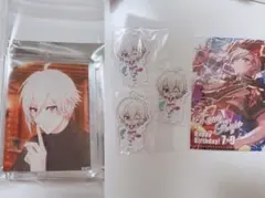 アイナナ×アニカフェ　アクスタキーホルダー　コロッタ　九条天　バースデーカード