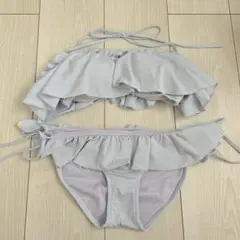 snidel ギャザーフリルビキニ サックスのサムネイル