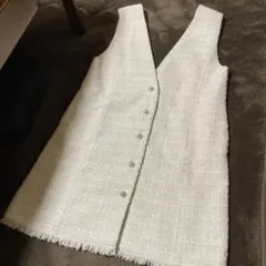 マイストラーダ　ホワイトノースリーブワンピース