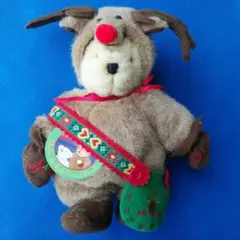 ぬいぐるみ　熊　くま　トナカイ　　クリスマス　ベア　レトロおもちゃ