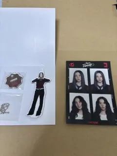 TWICE チェヨン ランダム証明写真ステッカー アクリルチャーム
