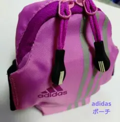 adidas ランニング用小物入れ　ピンクのサムネイル