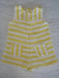 Zara ベビー服 2/3歳 ストライプロンパース