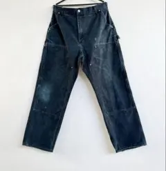 超スペシャル 38X36 W38 カーハート ダブルニー パンツ GVLグレー