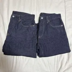 ユニクロ レギュラーフィットジーンズ/セルビッジ 2本セット サイズ 30