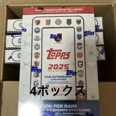 6ボックス 未開封 シュリンク付き TOPPS 2025 jリーグ キャプテン翼