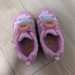 アンパンマン ピンク 17㌢キッズシューズ