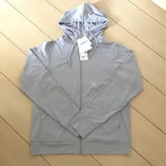 新品未使用　UNIQLO エアリズム uvカットメッシュパーカ　グレー　L