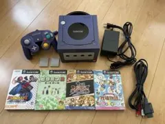 Nintendo GameCube 本体 ソフト4枚　メモリー2枚