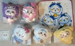 ちいかわ　サンリオ　マスコット　キーチェーン　コンプリート　5点セット