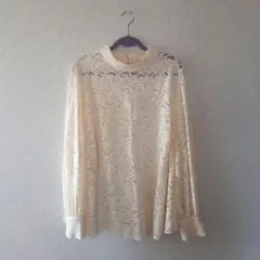 H&M レース ブラウス フォーマル オフィス 結婚式 3XL 4L5L6L