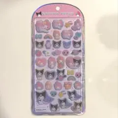 【正規品】マイメロ&クロミのコットンパフィーシール