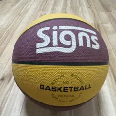 Signs バスケットボール 7号球 イエロー パープル