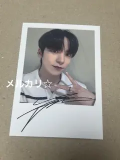 ATEEZ KCON2023 サイン入りポストカード(印刷) ユノ