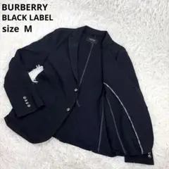 美品 バーバリーブラックレーベル テーラードジャケット M 黒 チェック