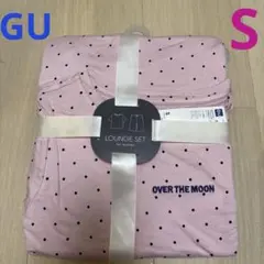 【新品】GU 半袖　パジャマ　ラウンジウェア　ドット　上下セット　ピンク　Sのサムネイル