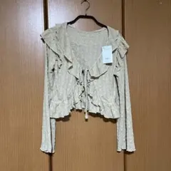 【超メルカリ市特別セール】新品タグ付き　ナイスクラップ　ストレッチレースボレロのサムネイル
