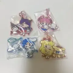 セーラームーン サンリオ ラバーマスコット 4点セットのサムネイル