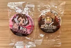 【ヒロアカ】麗日お茶子&ホークス⭐︎オリジナル缶バッジ⭐︎2個セット