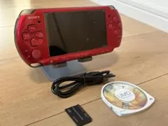 激美品 動作確認品 PSP 3000 ラディアントレッド すぐ遊べるセット