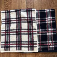 ラルフローレン　チェック柄 フェイスタオル 2枚セット