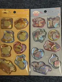 ウォーターシール シナモンロール ポムポムプリン サンリオ セット