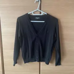 COMME CA ISM ブラック カーディガン 130A