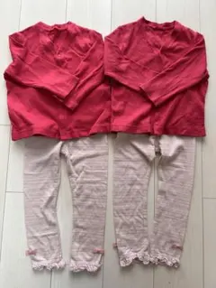 【UNIQLO/アプレレクール】双子　100 4点セット