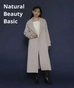 ビッグカラーフォルムチェスターコート NBB