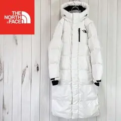 ノースフェイス　ロングダウン　ダウンジャケット　ベンチコート　メンズS　ホワイト