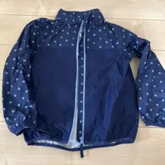 ネイビー 水玉 ジャケット 140cm