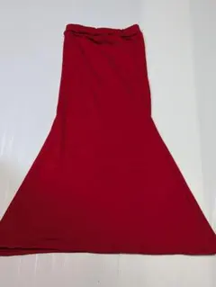 赤 ロングスカート