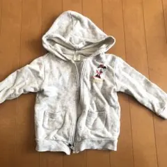 ディズニーミニー裏毛パーカー90