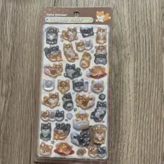 【国内正規品】ボンボンドロップシール和柄　芝犬　しばいぬ　芝犬ほっこり