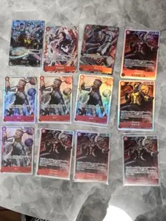 ワンピース カード神ノ島の冒険　12枚セット　赤　アルビダ　ギン　クリーク