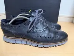 【お得】Cole Haan ZEROGRAND ウィングチップ レザーシューズのサムネイル