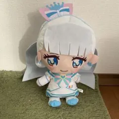 わんだふるぷりきゅあ　コロっとまんまる　プリフェイスぬいぐるみ　キュアニャミー